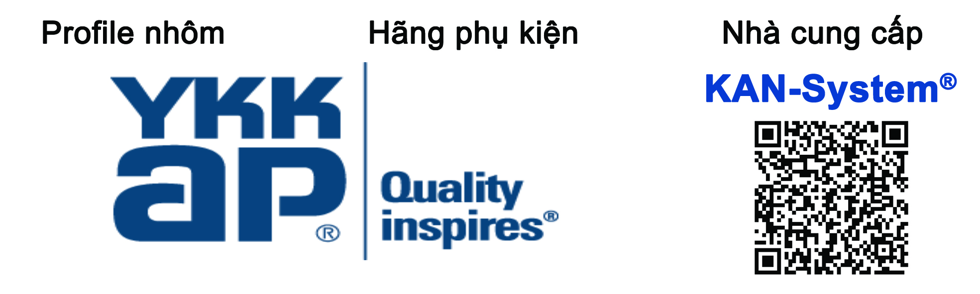 Cửa nhôm YKK AP ® Japan nhập khẩu - KAN - System®