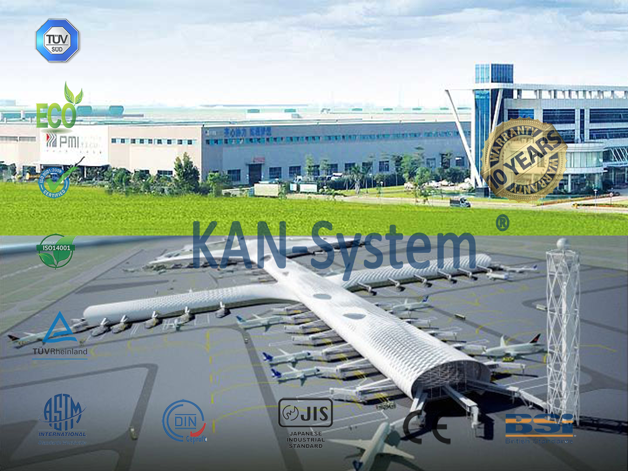 Cửa nhôm kính PMI - Malaysia® nhập khẩu - KAN-System®