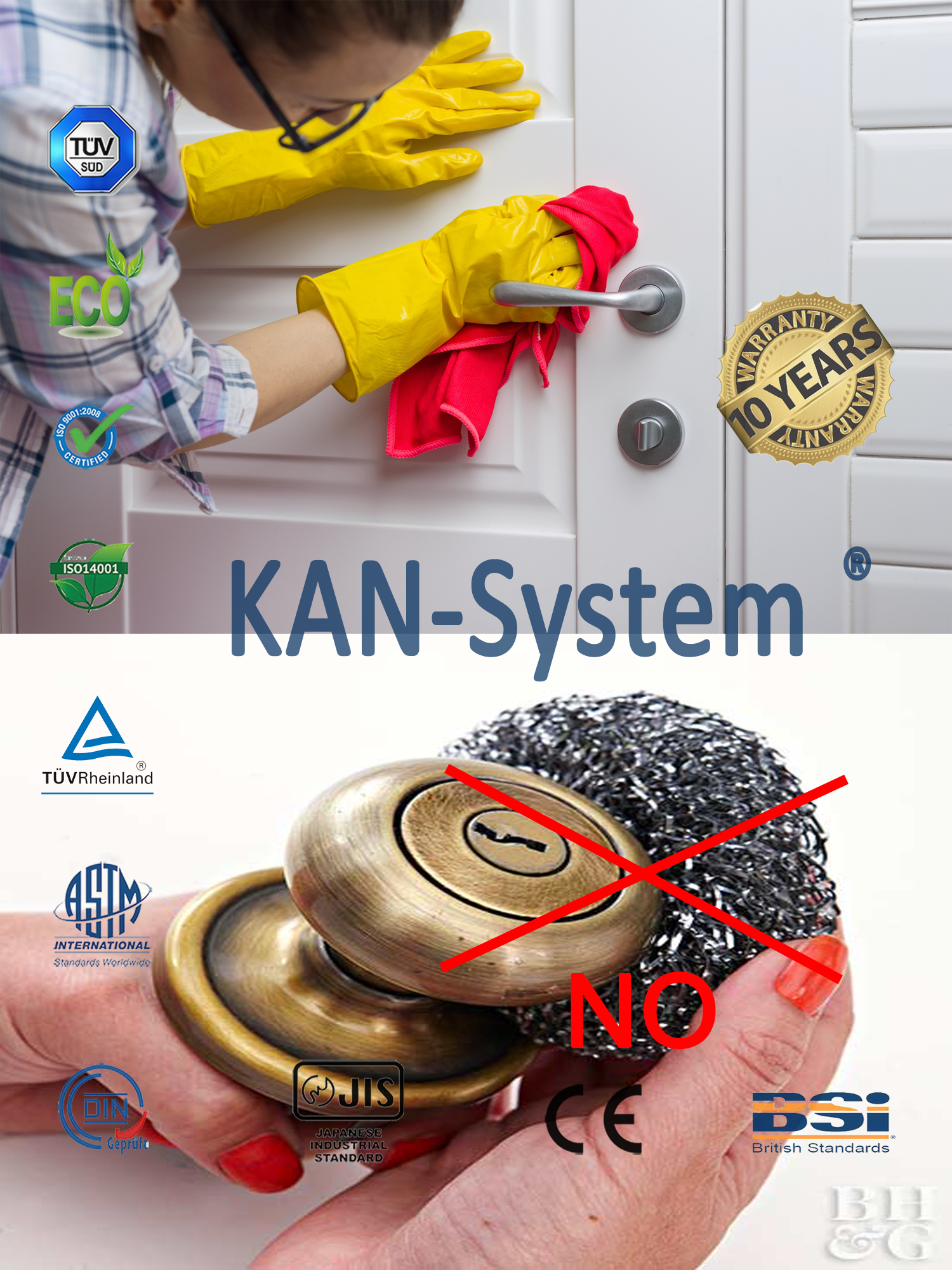 Hướng dẫn sử dụng & bảo trì cửa nhựa lõi thép và nhôm nhập khẩu – KAN-System®