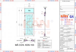 Mẫu cửa nhôm kính Xingfa Guangdong® nhập khẩu đẹp, sang trọng 300+ KAN-System®