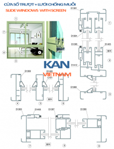 Mẫu cửa nhôm PMI cao cấp nhập khẩu đẹp, thông dụng nhất hiện nay - KAN VIETNAM