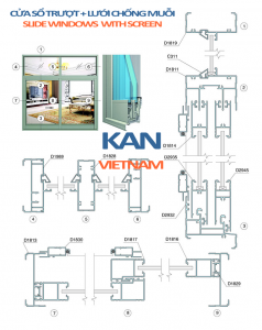 Mẫu cửa nhôm PMI cao cấp nhập khẩu đẹp, thông dụng nhất hiện nay - KAN VIETNAM