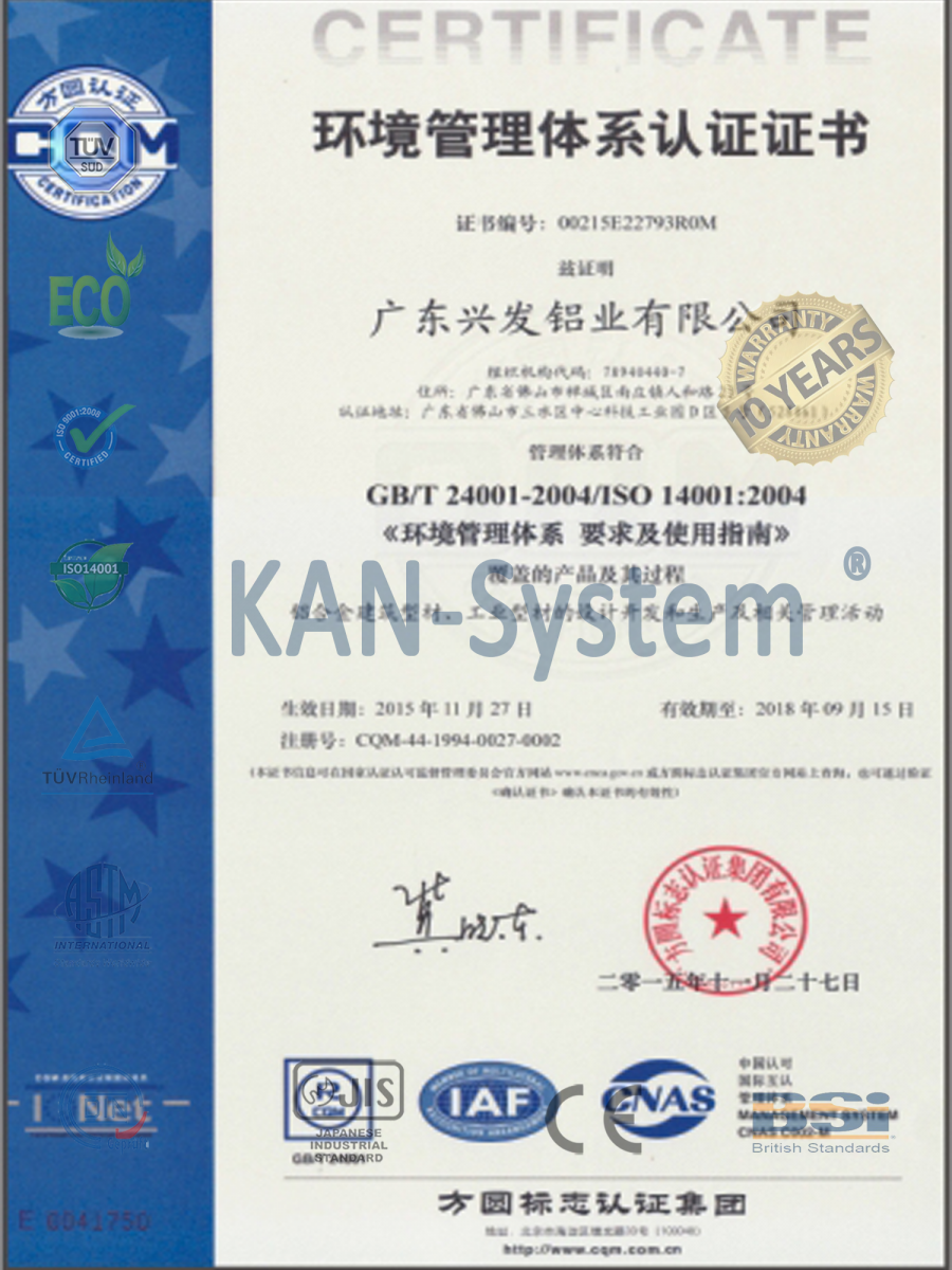 KAN-System® - Cửa nhôm Xingfa Guangdong® nhập khẩu