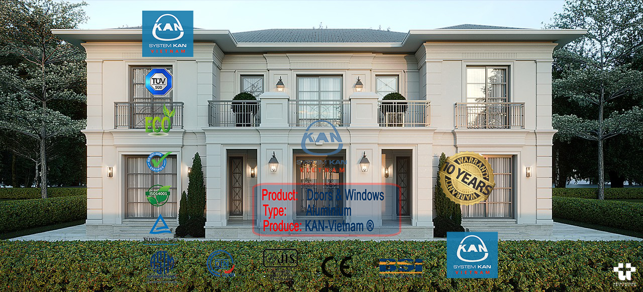 KAN-System® : Cửa nhôm YKK JAPAN ® nhập khẩu chính hãng 