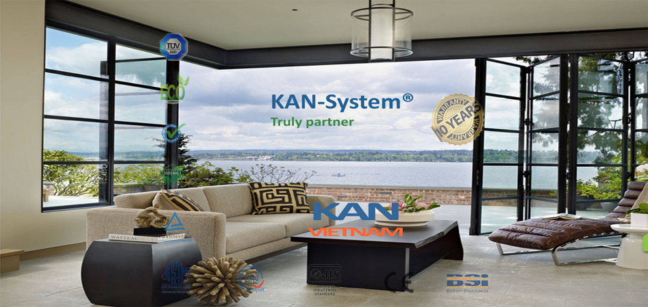 KAN-System® : Cửa nhựa lõi thép REHAU Germany® nhập khẩu chính hãng 