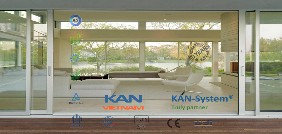 KAN-System® : Cửa nhôm YKK Japan® nhập khẩu chính hãng 